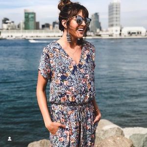 Floral jumpsuit